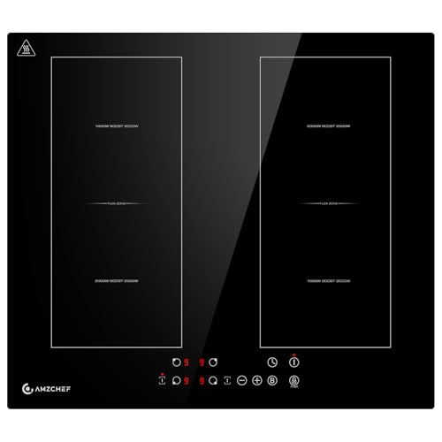 AMZCHEF 4 zones flexibles 60 cm