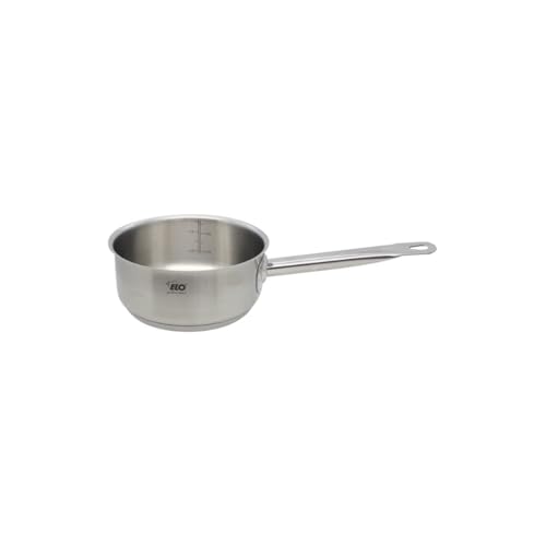 Elo 2431626 Casserole inox 16 cm, casserole induction inox, casserole tous feux, casserole de cuisine, Acier inoxydable, 16 x 7 cm