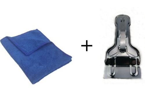 Produits d'entretien maison Temium Kit de nettoyage pour plaque vitrocéramique et plaque induction